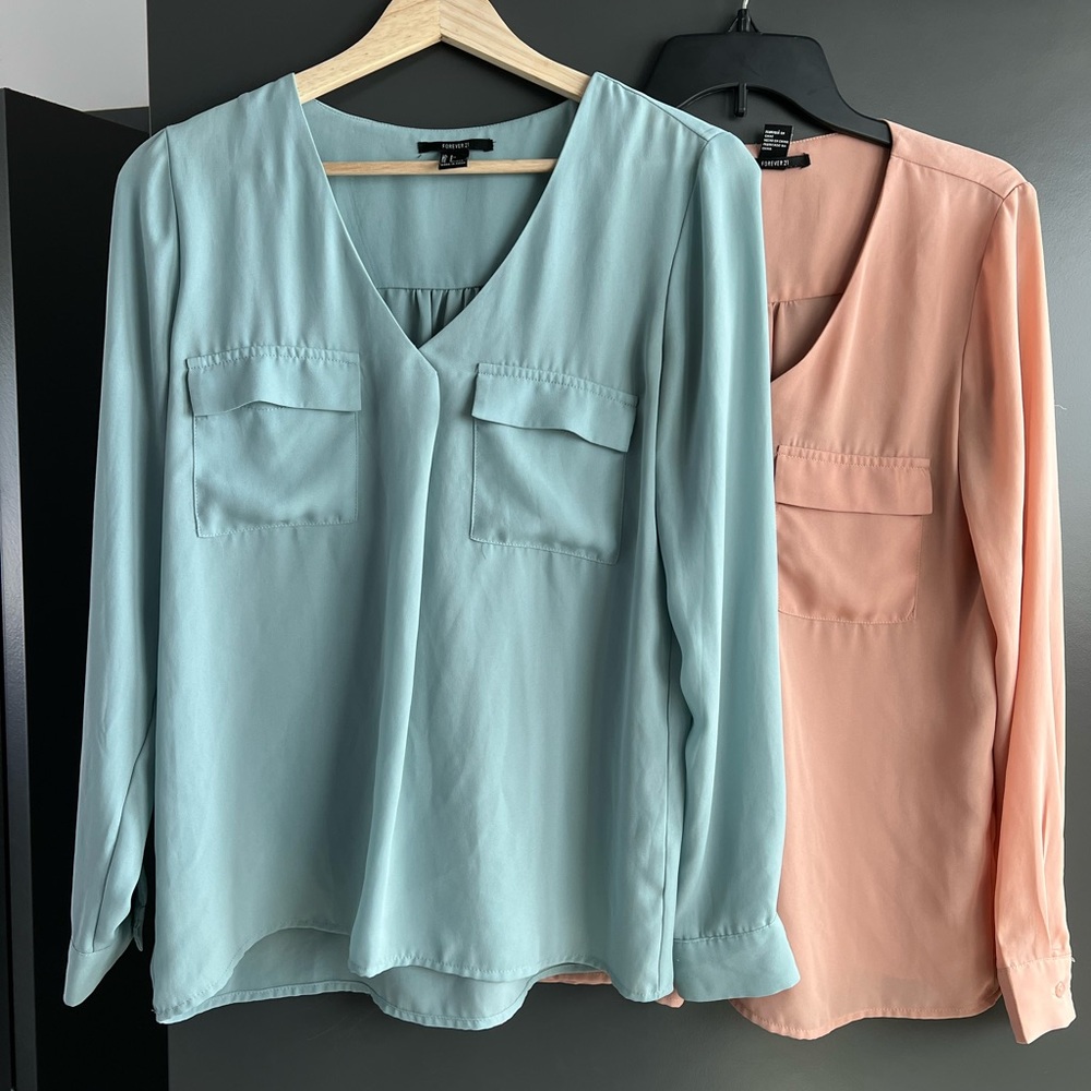 Blue & Pink Blouse Bundle